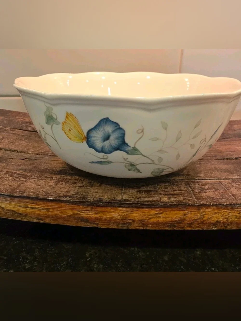 Lenox Butterfly Meadow 9 Inch Vegetable Serving Bowl